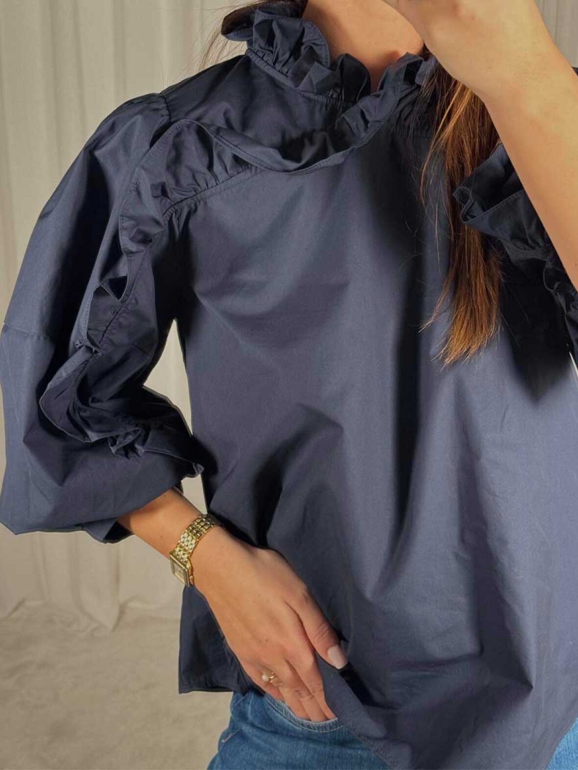 Gossia - Annsofigo Lull Blouse G2573 - Champagne