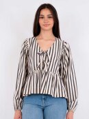 Neo Noir - Bessie Contrast Stripe