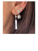 Stine A - Twin Flow & Disco Ball Earring