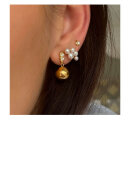 Stine A - Twin Flow & Disco Ball Earring