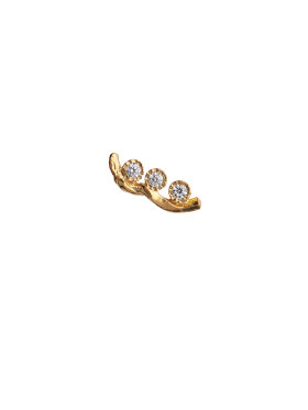 Stine A - Flow Earring with Three Stones