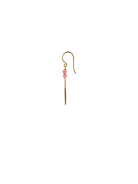 Stine A - Bella Moon Earring with Coral