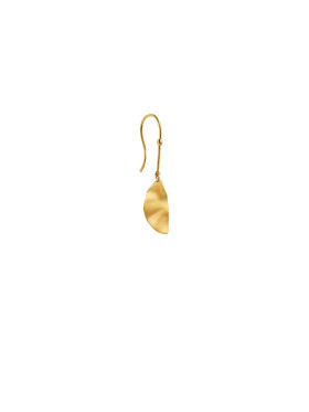 Stine A - Hook with Golden Refection Moon Earring Right