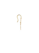 Stine A - Hook with Golden Refection Moon Earring Right