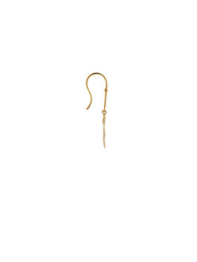 Stine A - Hook with Golden Refection Moon Earring Right