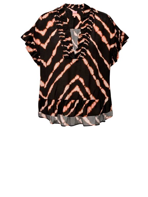 Gossia - Annsofigo Lull Blouse G2573 - Coffee main image 1