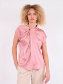 Neo Noir - Fleur Drapy Satin Blouse