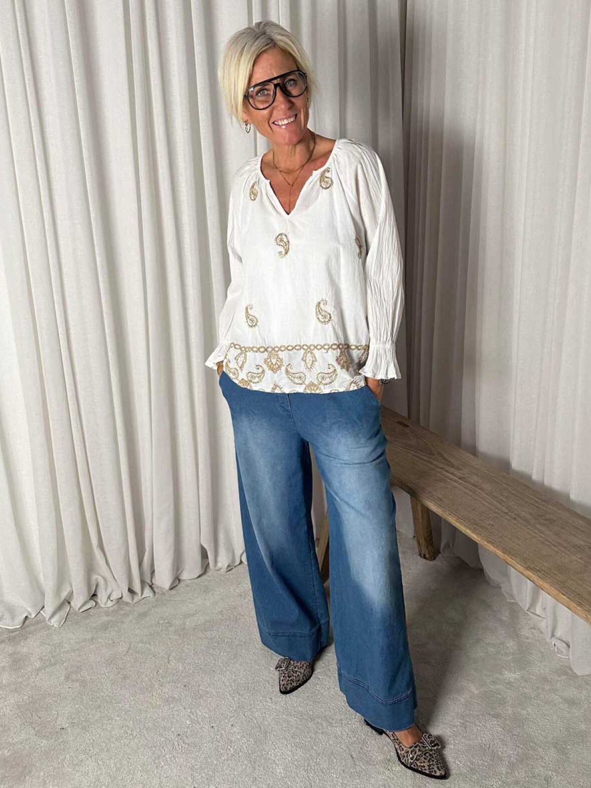 Marta du chateau dam blus 8302 - Jeans