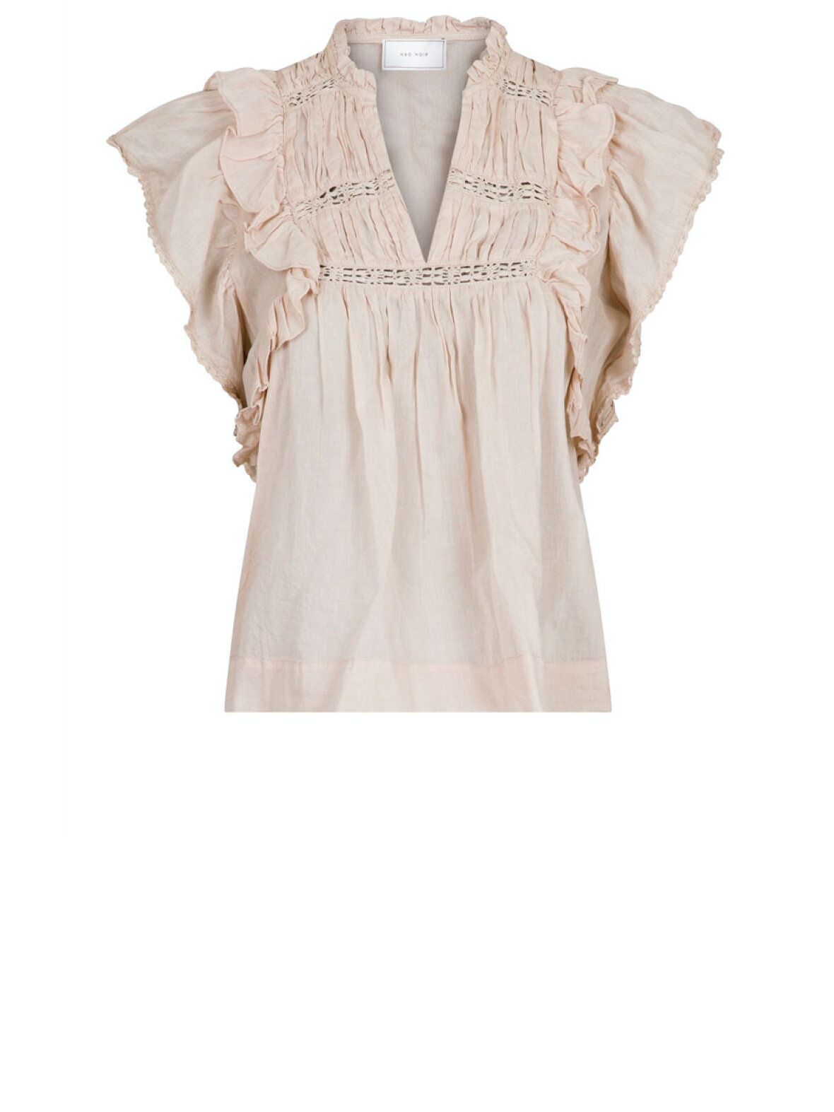 Neo Noir - Evienne S Voile Top 161856 - 120 - White