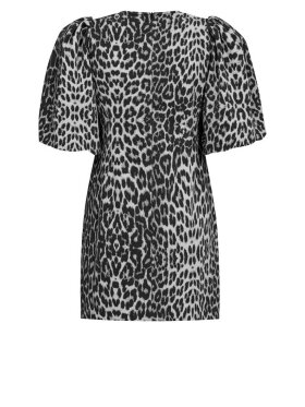 Co'Couture - LeoCC Crop Puff Dress - Lev. maj