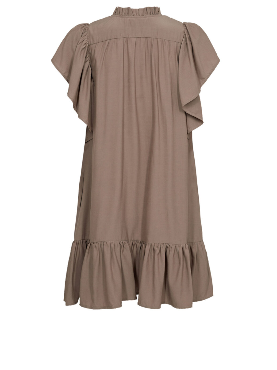 Co´Couture - Elaracc Wrap Ss Dress 46112 - 145 - Dark Brown