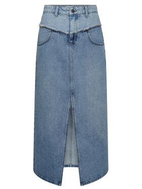 Co'Couture - DenimCC Block Slit Skirt