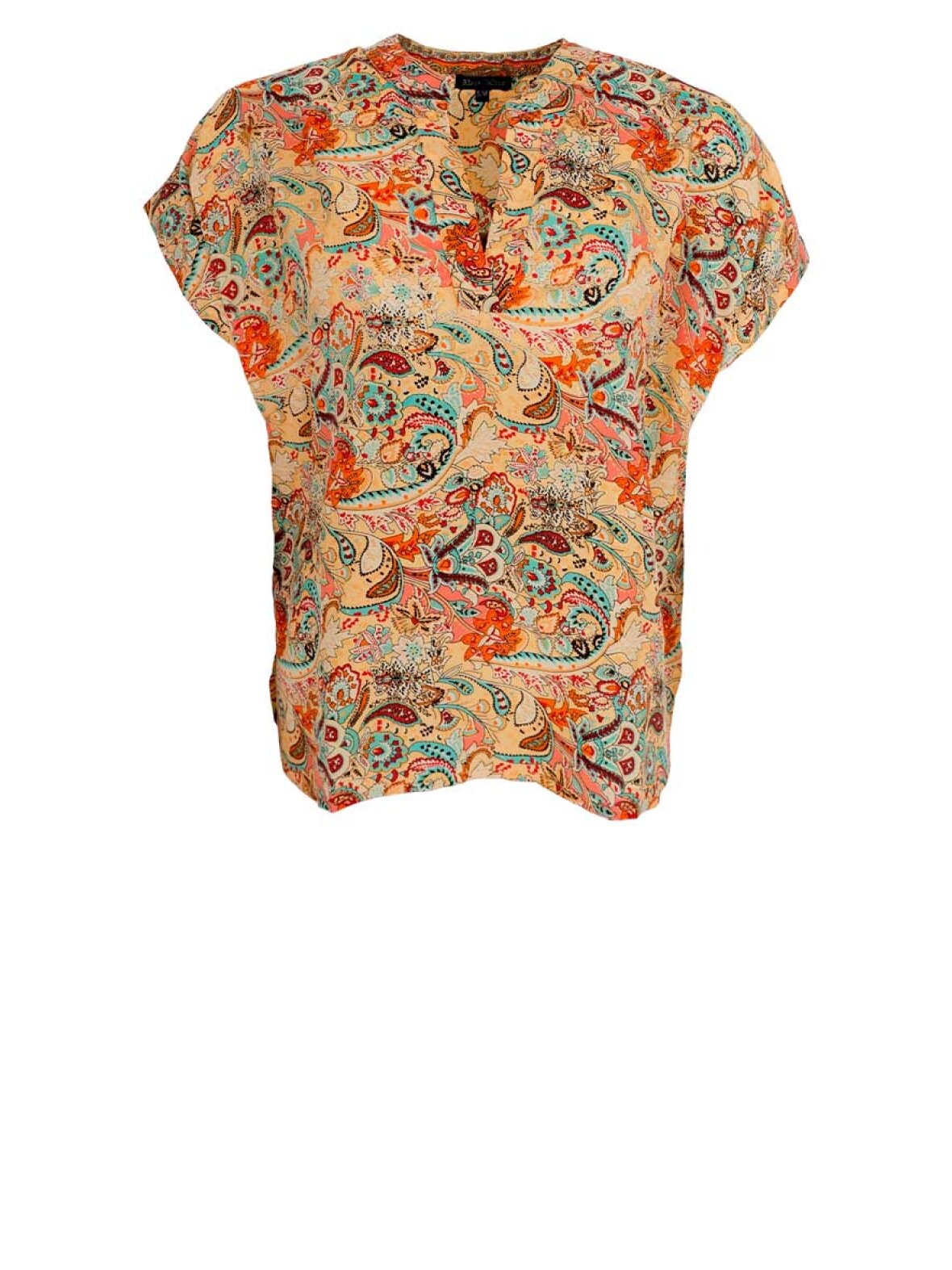 BLACK COLOUR Bcluna Andrea S/S Blouse Blue Mist main image 1