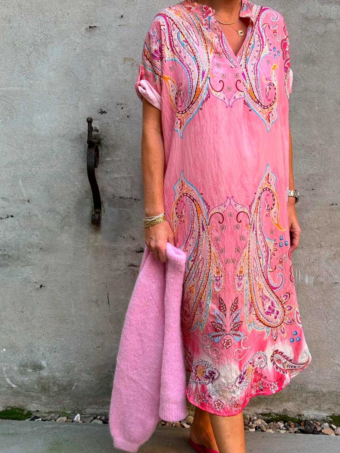 Marta Du Chateau dam klänning MdcHelma 5677 - Rosa4058tpi