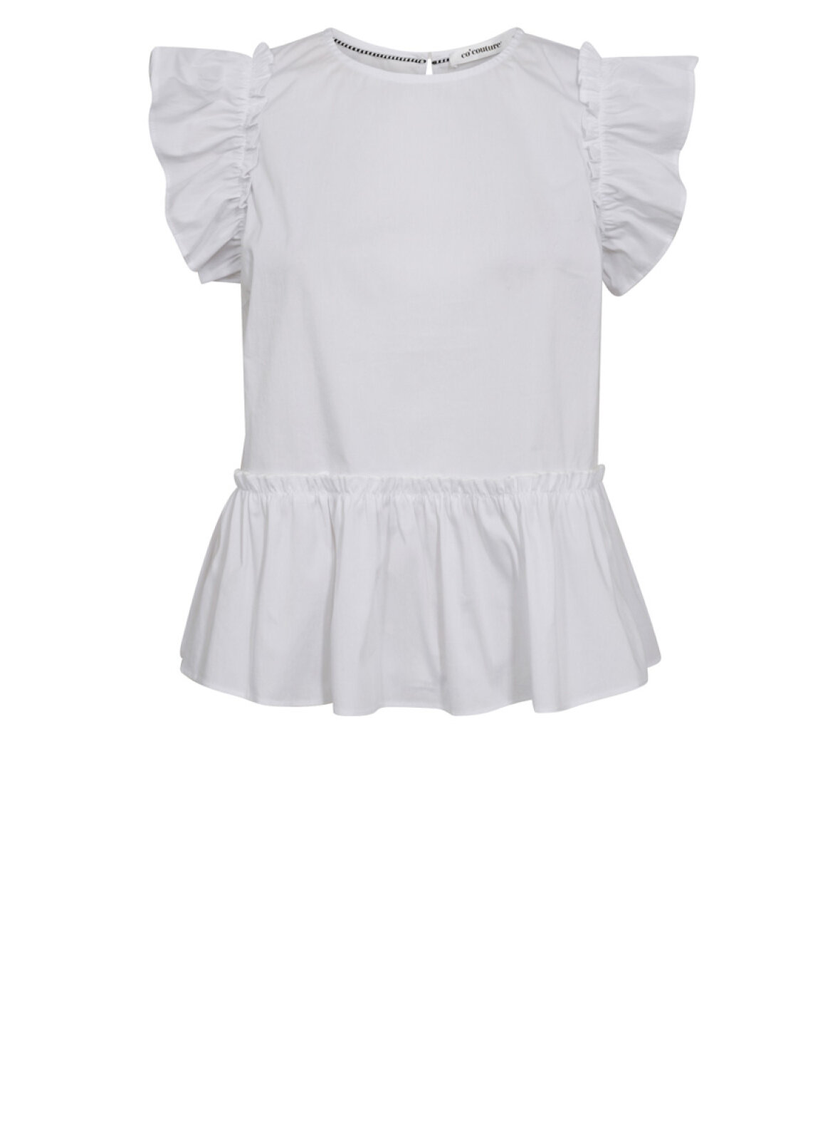 Co´Couture - Tassycc Frill Top 45161 - 320 - Bisquit