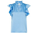 Neo Noir - Stella Heavy Sateen Blouse