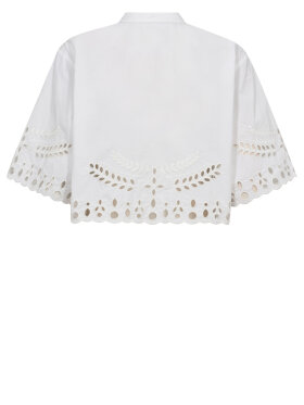 Co'Couture - PrimaCC Embroidery Crop Shirt