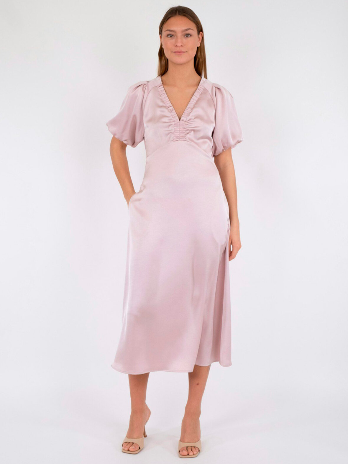 Neo Noir - Zakia Heavy Sateen Dress - Black main image 1