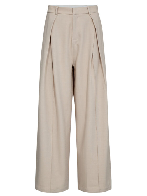 Co´Couture - Ringocc Pleat Pant 41218 - 320 - Bisquit main image 0