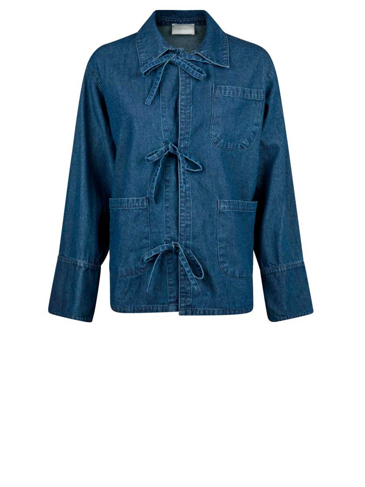 NEO NOIR Rabia Denim Shirt Black