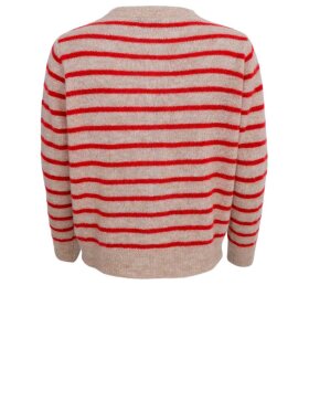 Black Colour - BCDell Striped Knit Cardigan