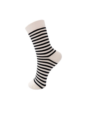 Black Colour - BCMyra Striped Sock
