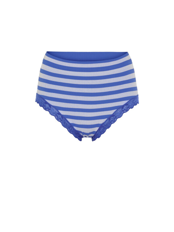Tim & Simonsen - Isa Stripe Rib Midi Panties Lace