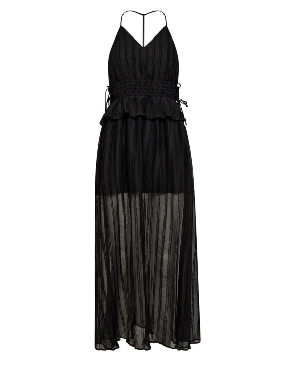 Haute L'Amitié - L'Egance Crop Drape Dress HL10040 - Pearl