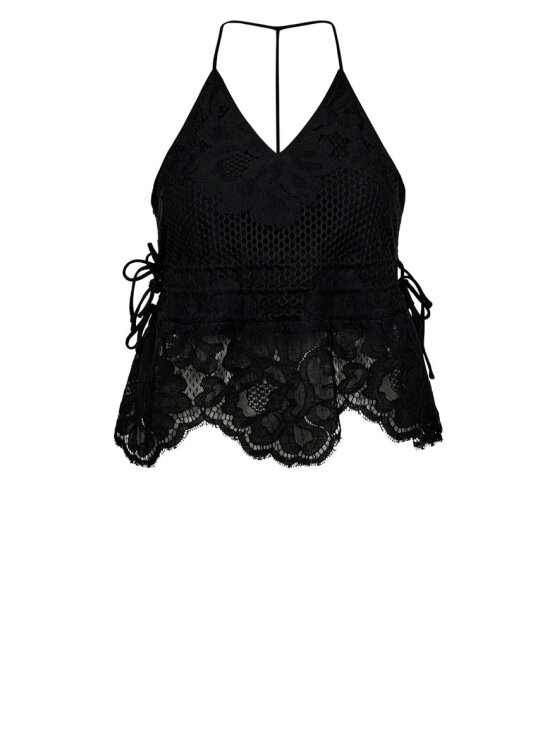 Haute L'Amitié - Summer Lace Strap Dress HL10560 - Black main image 0