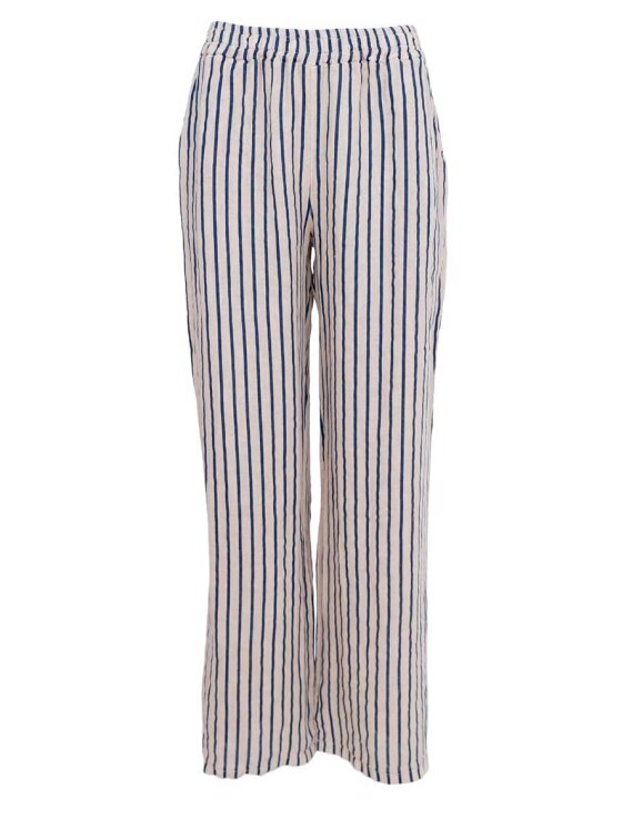 Black Colour - Bcmelina Wide Linen Pant 41114 - Dot main image 1