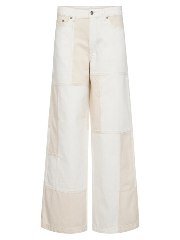 Co'Couture - FerryCC Block Wide Jeans