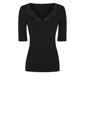 Tim & Simonsen - Belen Rib V-lace Top SS