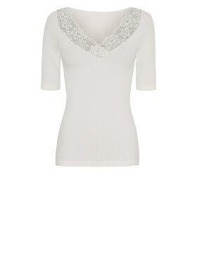 Tim & Simonsen - Belen Rib V-lace Top SS