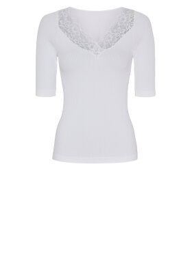 Tim & Simonsen - Belen Rib V-lace Top SS