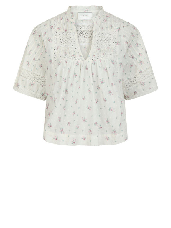 Neo Noir - Siama Dobby Flower Blouse