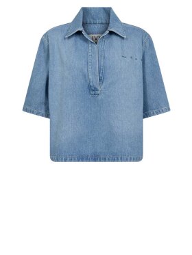 IVY COPENHAGEN - Ivy Opera Oversize Polo Shirt Wash Lille