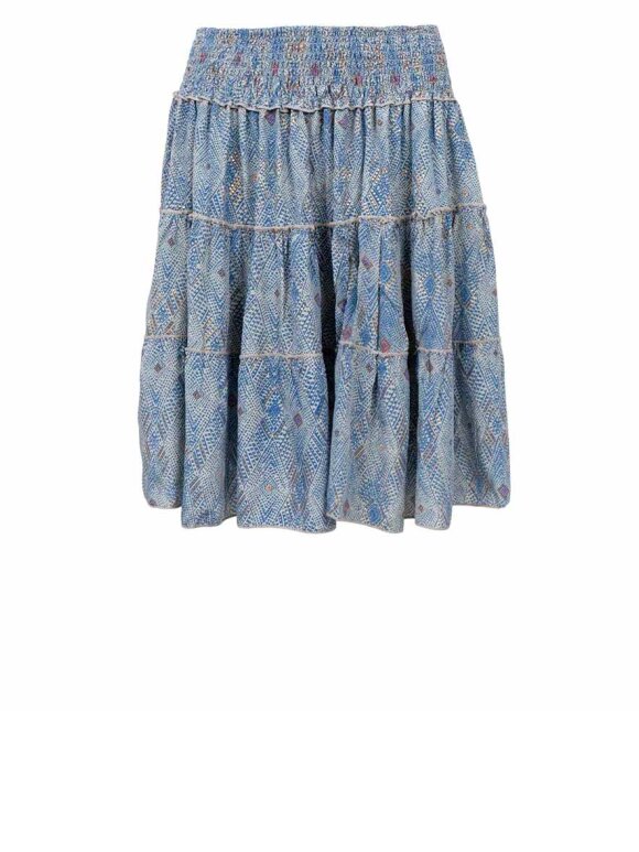 Black Colour - BCLuna Boho Short Skirt