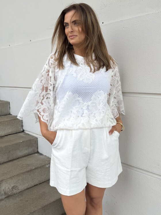 Haute L´amitié Bukser - Utopia Lace Tie Bukser i Off White main image 0