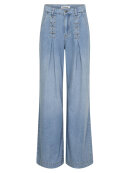 Co'Couture - CindyCC Eyelet Wide Jeans