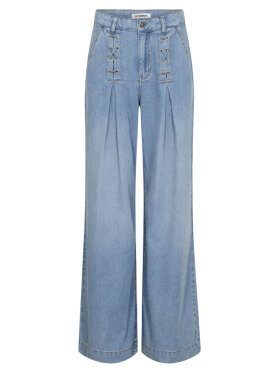 Co'Couture - CindyCC Eyelet Wide Jeans