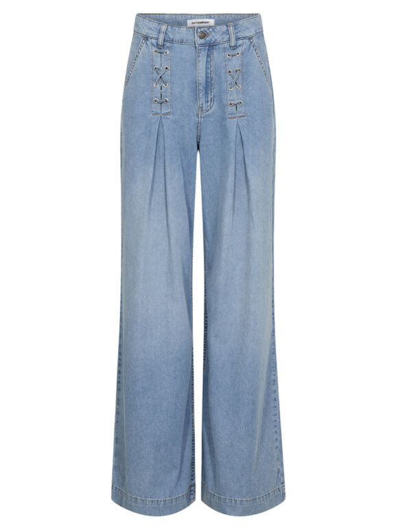 Co'Couture - CindyCC Eyelet Wide Jeans
