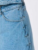 Neo Noir - Kessia Denim Lace Up Skirt