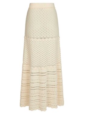 Neo Noir - Pillina Crochet Knit Skirt