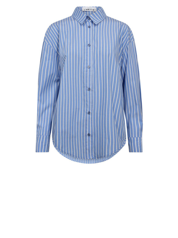 Haute L'amitié - Bow Candy Twist Stripe Shirt