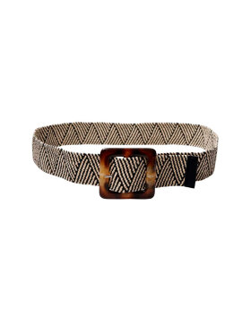 Black Colour - BCAnett Jute Belt - Lev. maj