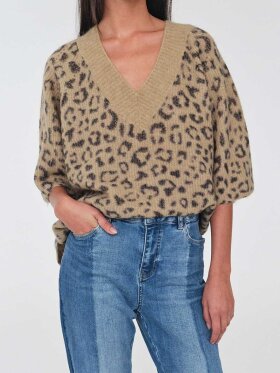 Mos Mosh - MMTaci V-Neck Leo Knit