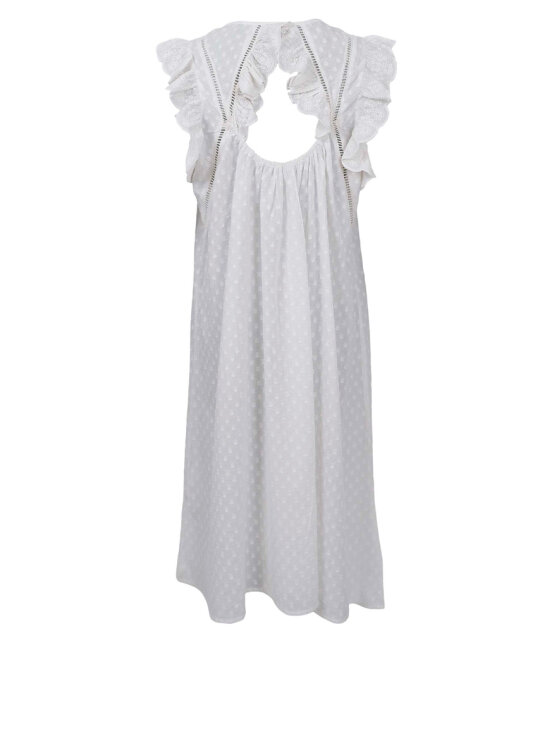 Black Colour - Bcmie Frill Dress 40879 - White