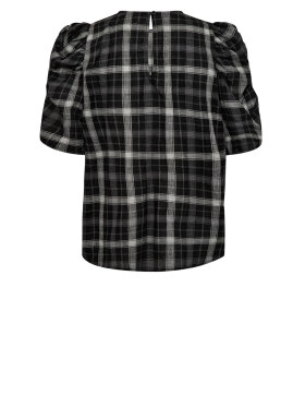 Co'Couture - SallyCC Check SS Blouse