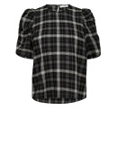 Co'Couture - SallyCC Check SS Blouse