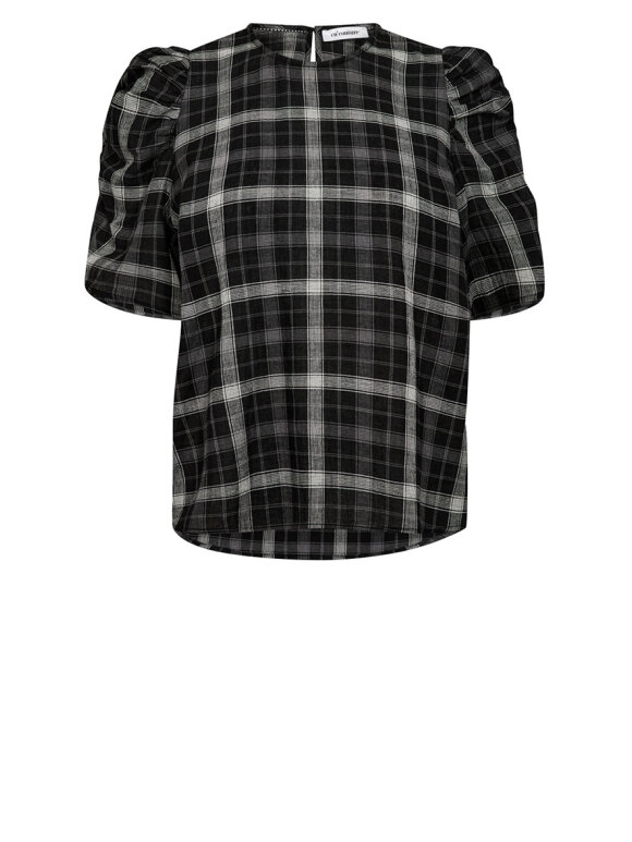 Co'Couture - SallyCC Check SS Blouse